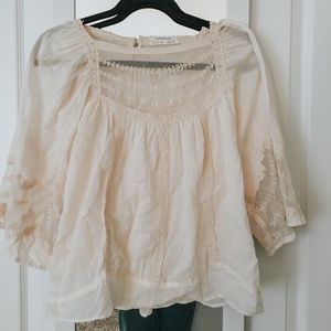 Pink Boho Top